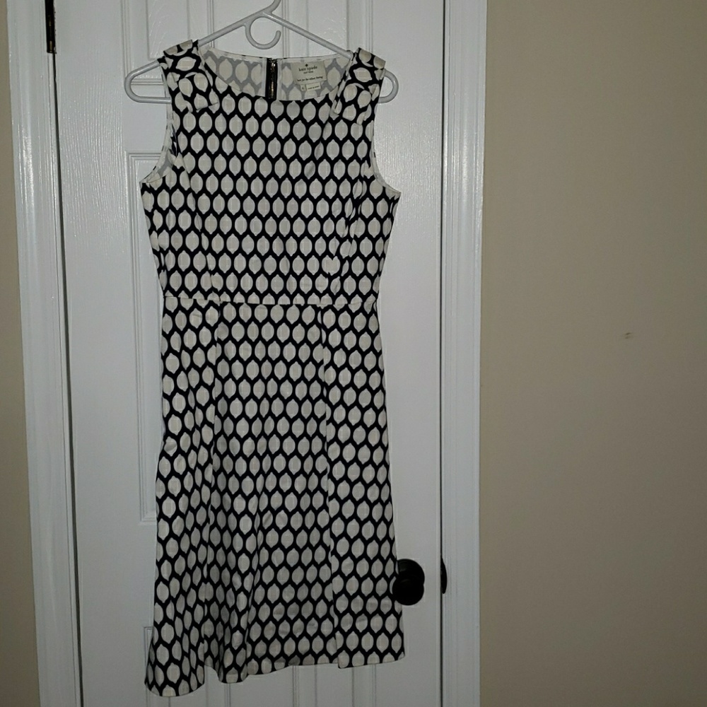 Kate spade white and blue dress